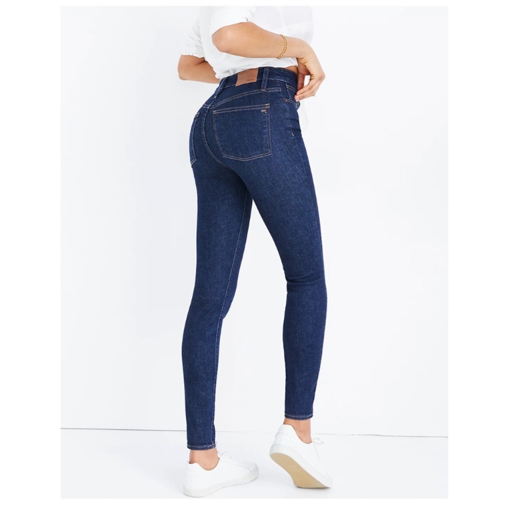Madewell Tall Curvy High-Rise Skinny Jeans in Lucille Wash 28T